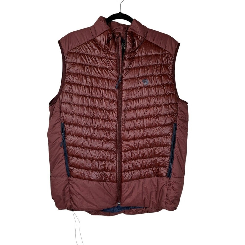 NEW Mountain Hardwear Mens Ghost Shadow Vest L Dark Zinc Camping Packable - Picture 2 of 14